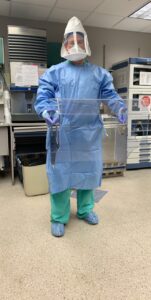 The doctor holding the box is Dr. Matthew Wallen. He was the inspiration and helped in the design process.